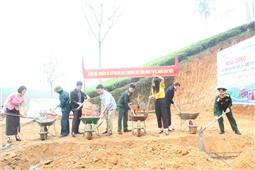 Lữ đoàn Thông tin 601 khởi công xây dựng xóa nhà tạm, nhà dột nát tại xã Văn Hán, huyện Đồng Hỷ, tỉnh Thái Nguyên 